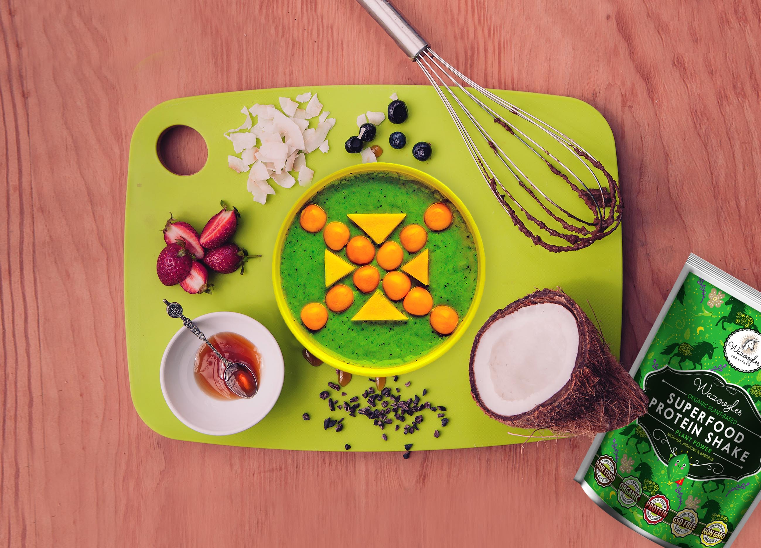 Immunity Power Tropical Greens Bowl