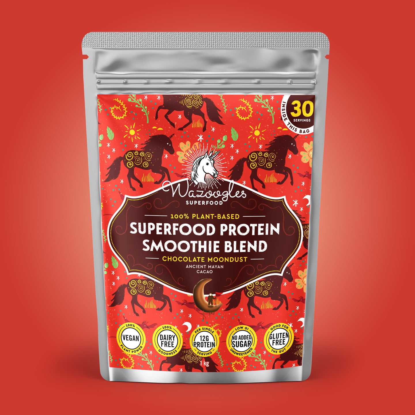 Wazoogles Superfood Protein Blend - Chocolate Moondust