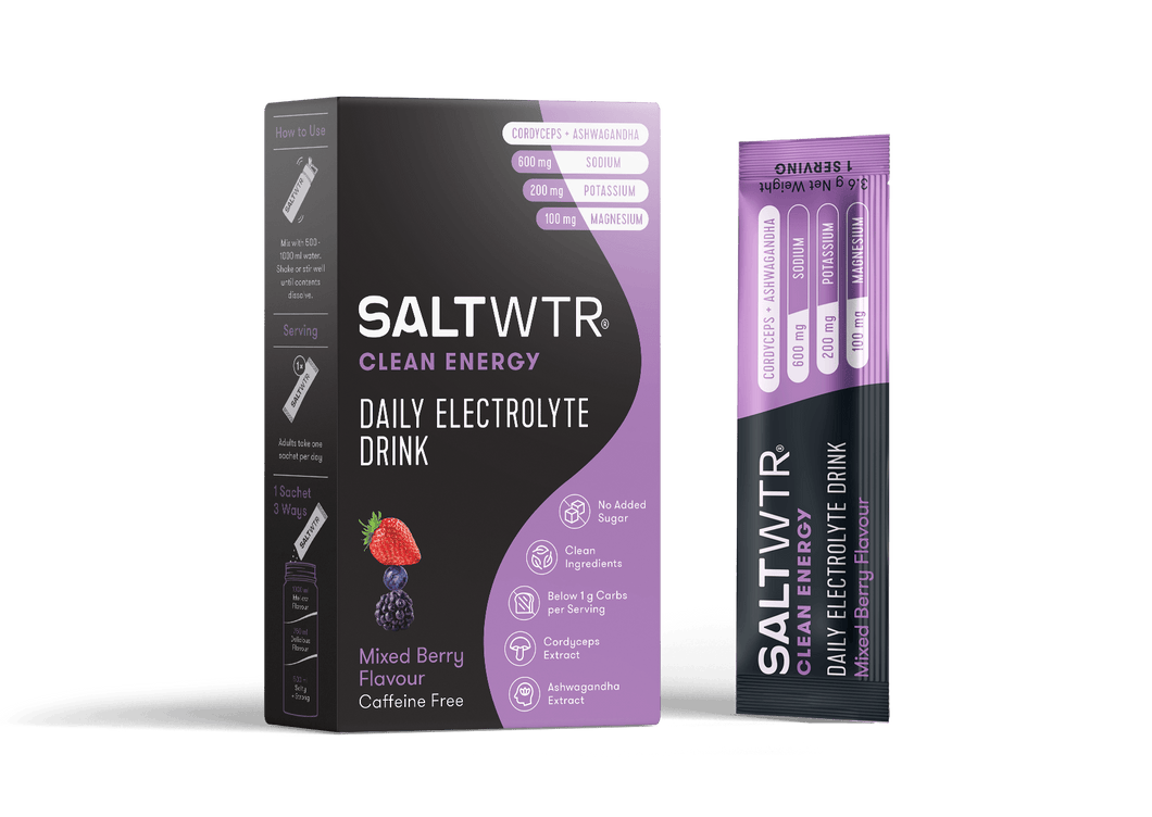 SaltWTR Daily Electrolytes - Mixed Berry | Clean Energy