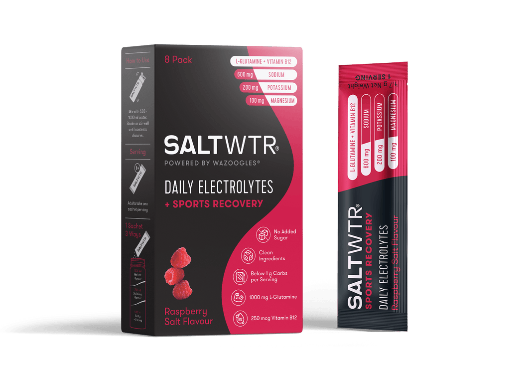 SaltWTR Daily Electrolytes - Raspberry Salt | Sports Recovery