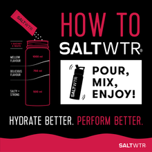 Load image into Gallery viewer, SaltWTR Daily Electrolytes - Raspberry Salt | Sports Recovery
