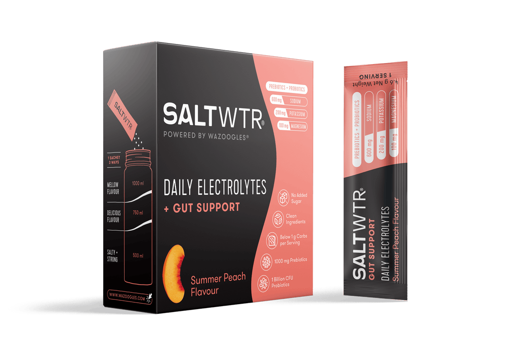 SaltWTR Daily Electrolytes - Summer Peach | Gut Support