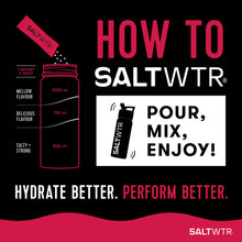 Load image into Gallery viewer, SaltWTR Daily Electrolytes - Raspberry Salt | Sports Recovery
