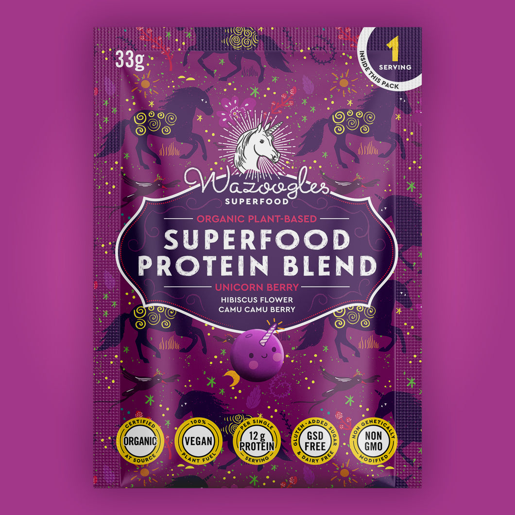 Wazoogles Superfood Protein Blend - Unicorn Berry